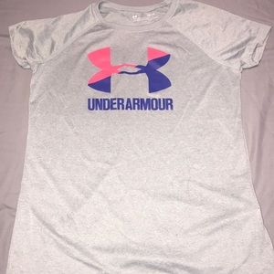 Under Armour Grey Tee , YL